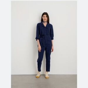 Alex Mill Expedition Jumpsuit - Washed Twill - Navy